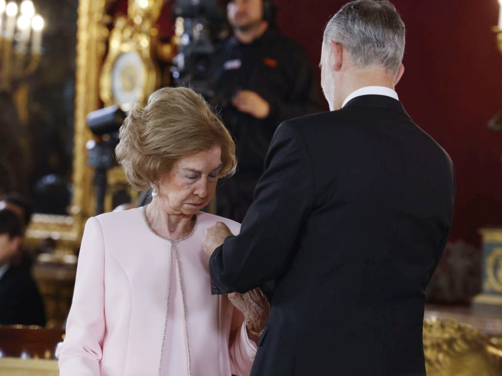Queen Sofia Receives Golden Fleece