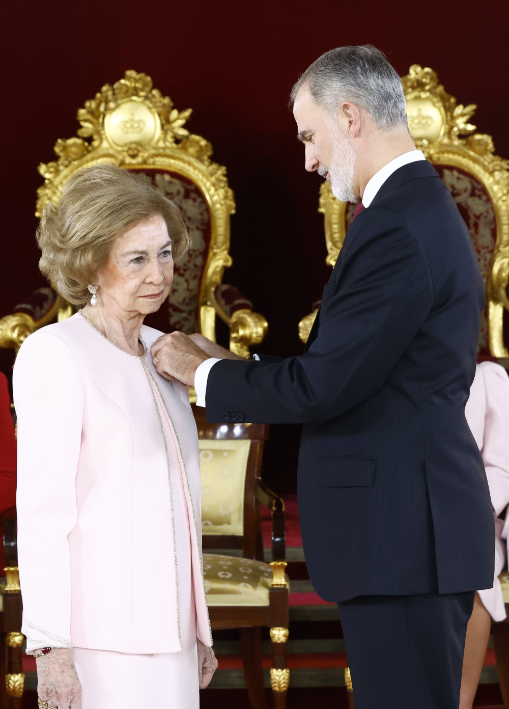 Felipe VI Honors Queen Sofia with Golden Fleece