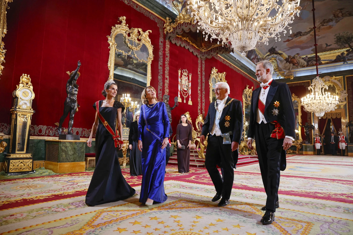 The King and Queen of Spain Host State Banquet in Honour of the President and First Lady of Germany