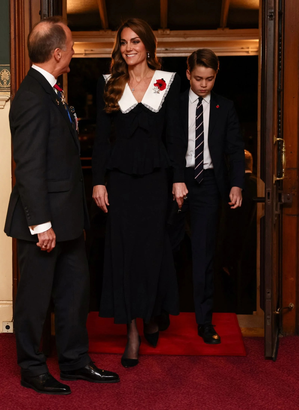King Charles, Queen Camilla, and Princess Kate Lead a Touching Remembrance Day Concert Princess Kate and Prince George at Remembrance Day