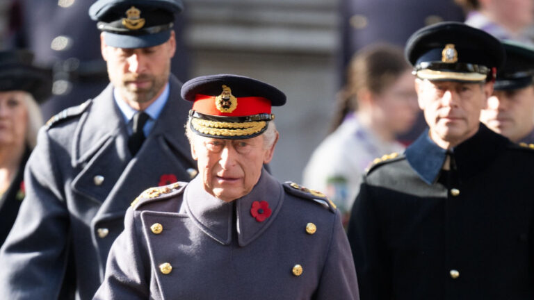 King Charles and the Royal Family Lead a Moving Remembrance Sunday Tribute in London King Charles Leads Remembrance Sunday Tribute