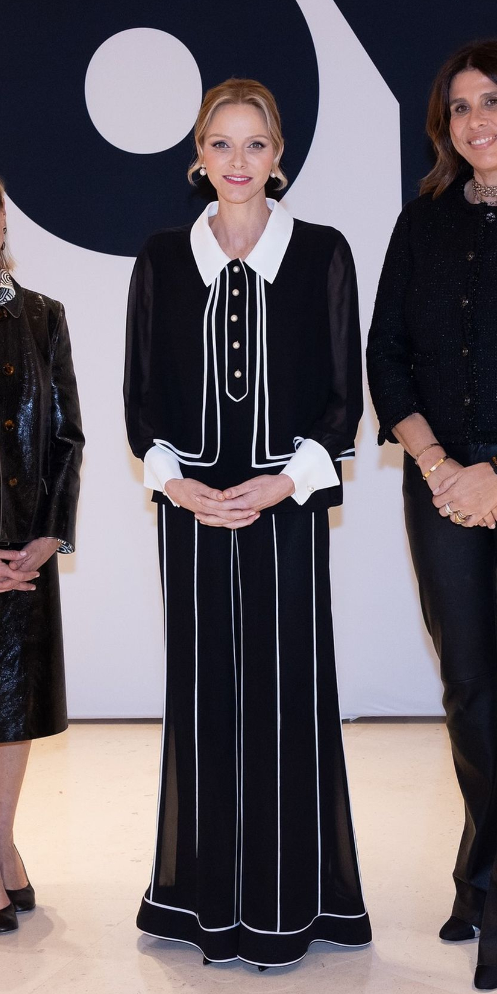 Charlene’s illusion-style Edward Achour design