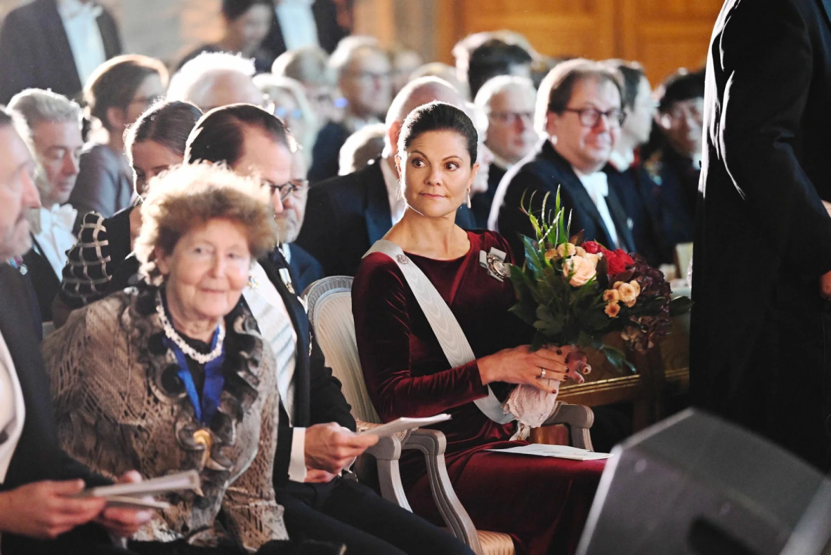Crown Princess Victoria Attends the 2025 Gala Gathering of Gustav Adolf's Academy