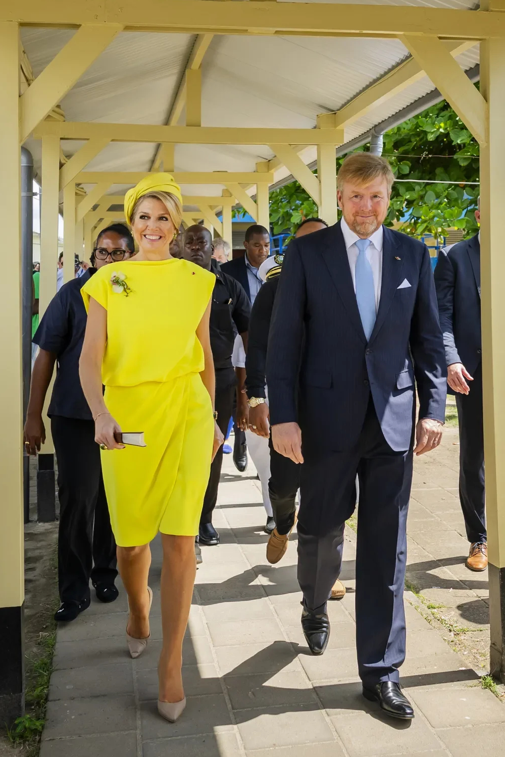 King Willem-Alexander and Queen Maxima of The Netherlands visit Villa Zapakara