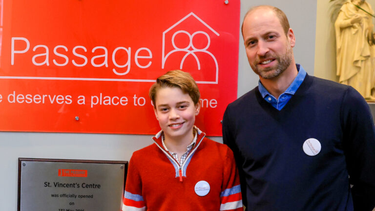 William Takes Prince George to The Passage, Recreating Diana’s 1993 Homeless Shelter Visit Prince George Visits The Passage