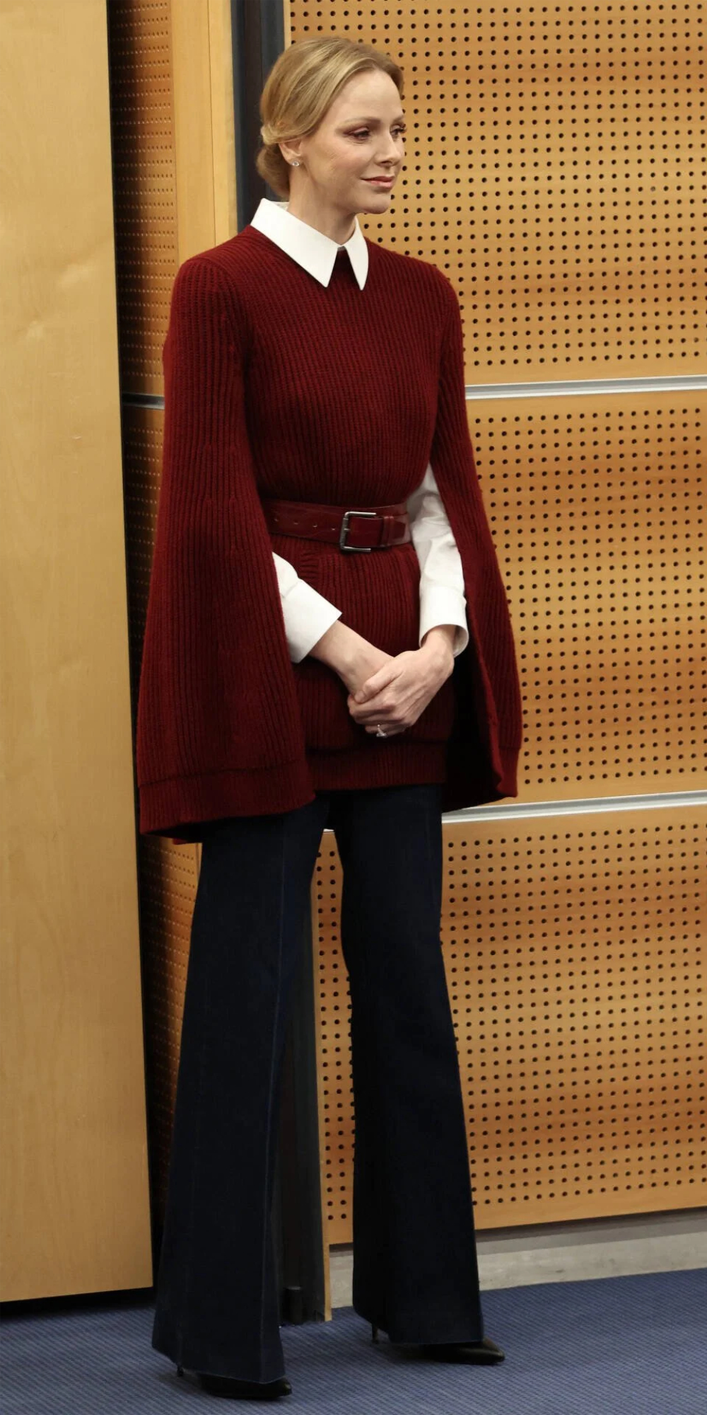 harlene of Monaco Captivates With a Refined Max Mara Look