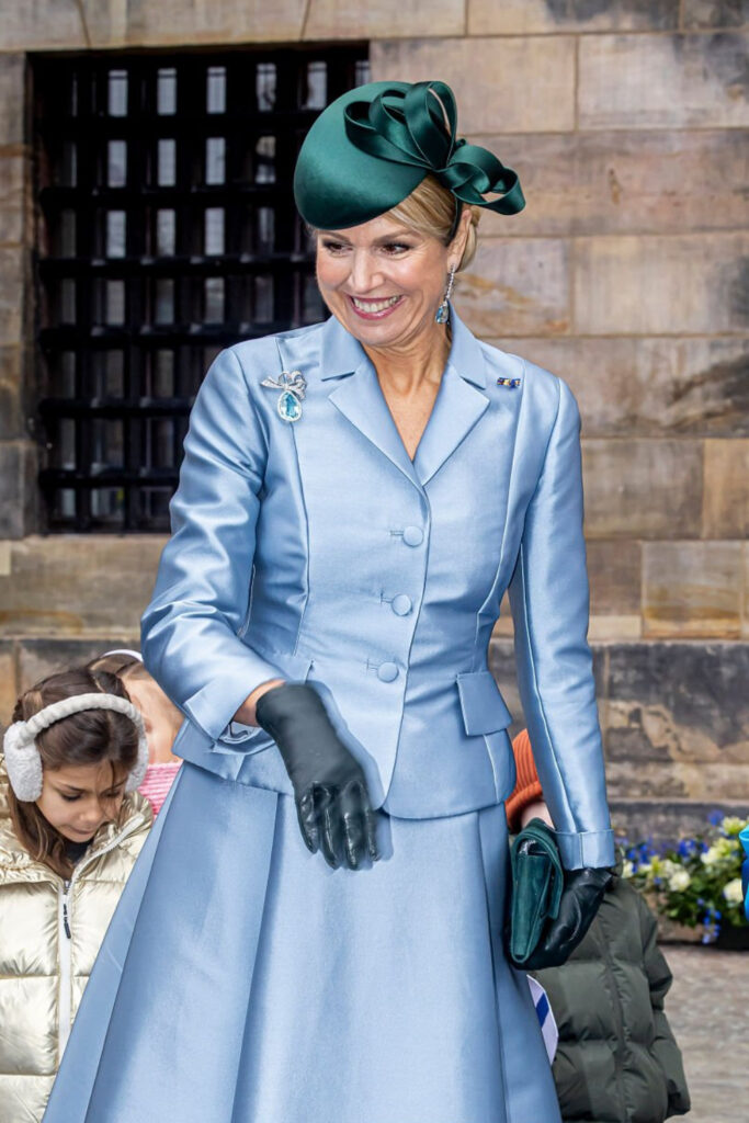Queen Maxima's Style for Welcoming the President of Finland