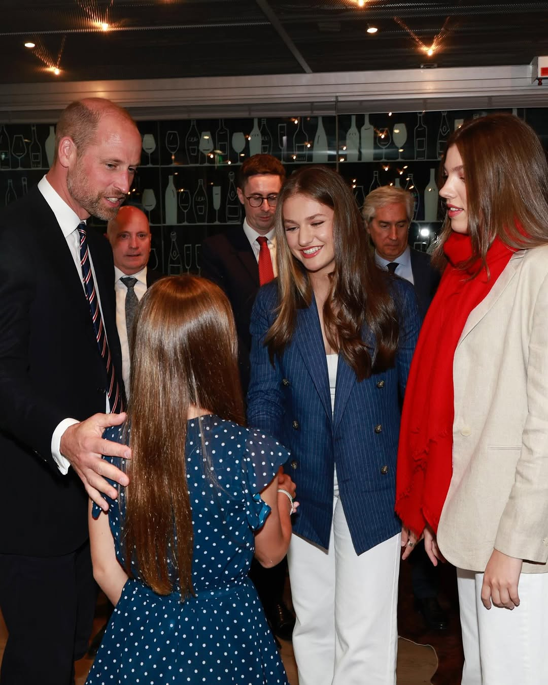 What did Princess Leonor Do in 2025? The Royal Family Summarizes Its Year in 20 Photos Princesses Charlotte and Leonor meet each other.