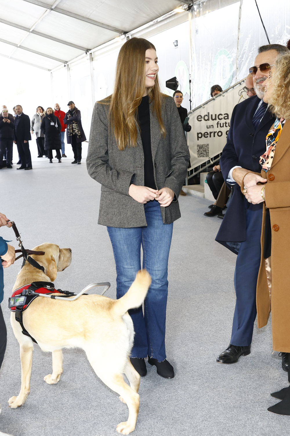 Infanta Sofia Visits ONCE Foundation Guide Dog Center Infanta Sofia Visits ONCE Foundation Guide Dog Center