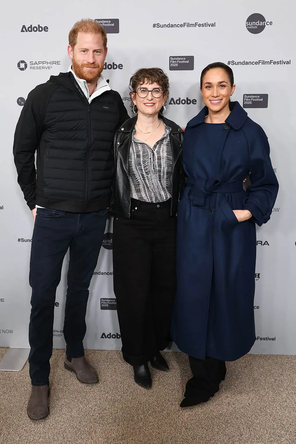 What Were Prince Harry and Meghan Markle Doing at the Sundance Film Festival? Prince Harry, Alysa Nahmias and Meghan Markle.