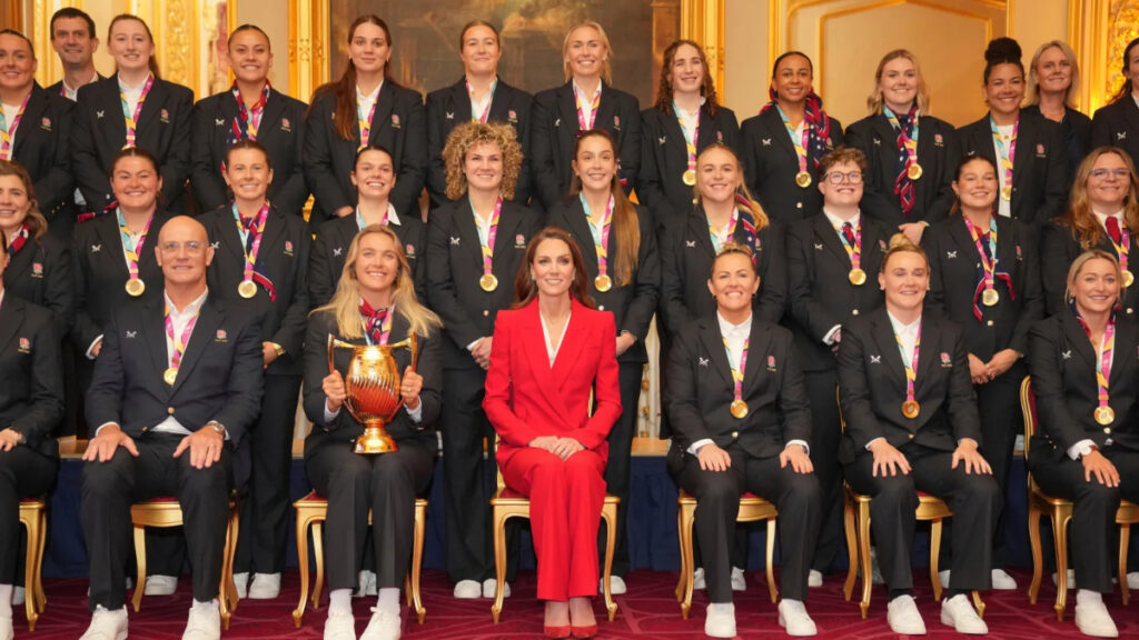 Princess Kate Welcomes England’s Red Roses at Windsor Castle