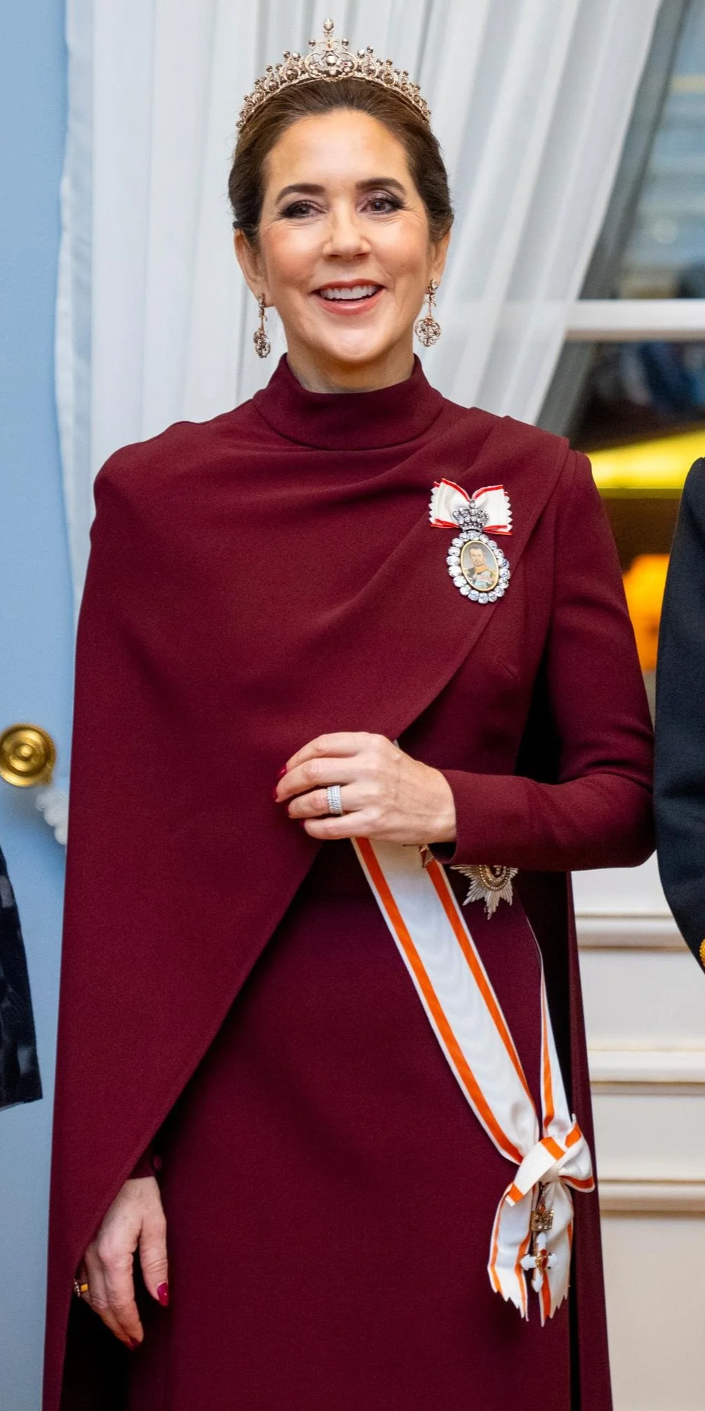 Queen Mary's Gala Style in Estonia and Lithuania Queen Mary wears an Elie Saab dress in Lithuania