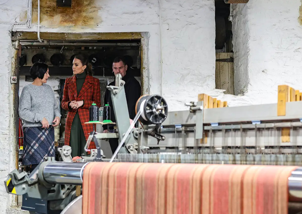 What Kate Middleton Did During Her Visit to the Textile Factories in Wales Kate Middleton Visits Welsh Textile Factories