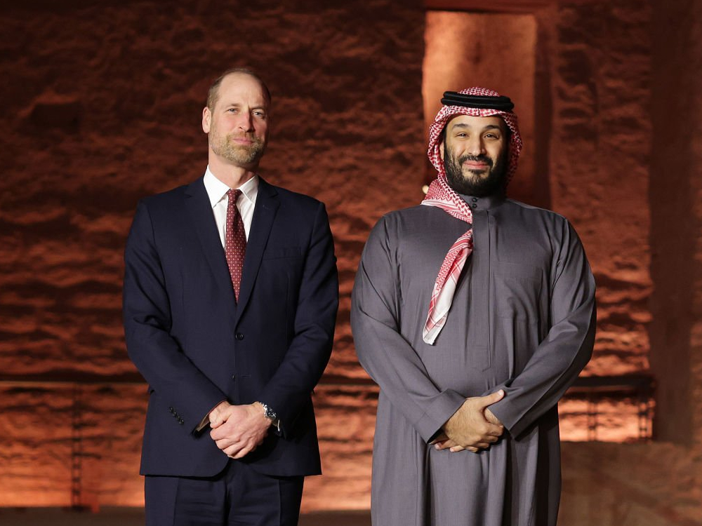 What is Prince William Hoping to Achieve With His Strategic Visit to Saudi Arabia? Prince William and Crown Prince Mohammed bin Salman.