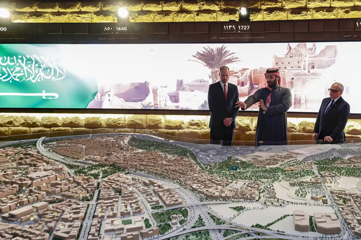 What is Prince William Hoping to Achieve With His Strategic Visit to Saudi Arabia? Prince William and Crown Prince Mohammed bin Salman.