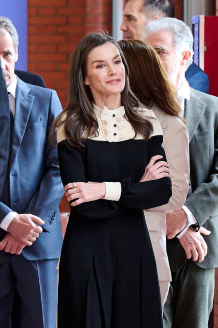 Queen Letizia's style at the Autonomous University of Madrid