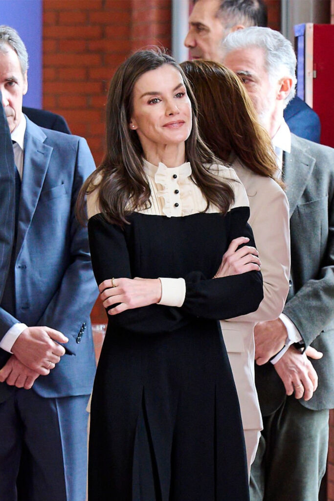 Queen Letizia's style at the Autonomous University of Madrid