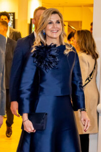 Queen Maxima Stuns at The Hague Iftar in Upcycled Look Queen Maxima's Style For An Iftar Meal