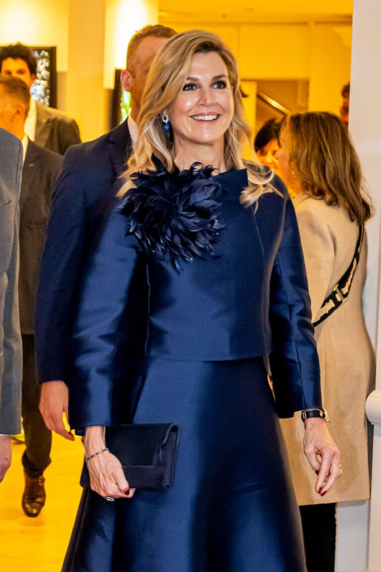 Queen Maxima Stuns at The Hague Iftar in Upcycled Look Queen Maxima's Style For An Iftar Meal