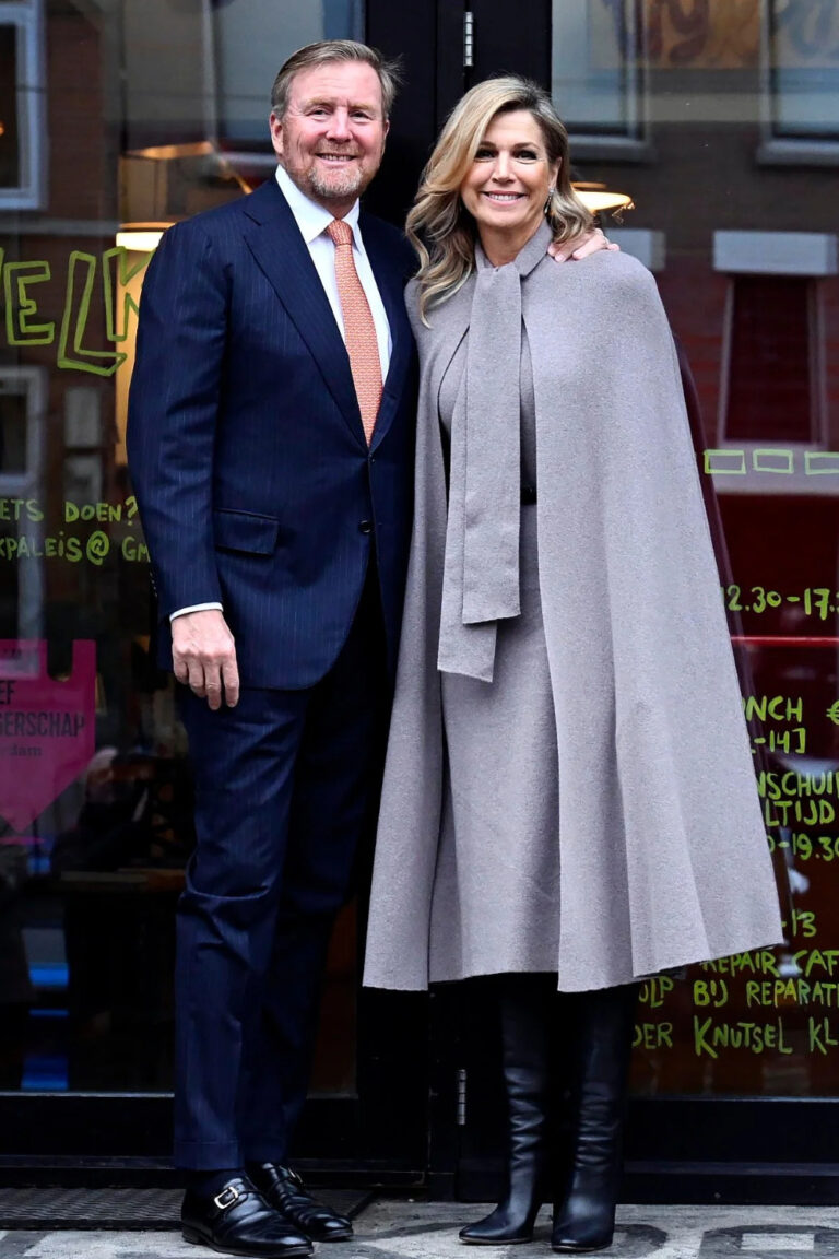 Queen Maxima’s Cashmere Outfit at the Wijkpaleis Community Center Queen Maxima's Style the Wijkpaleis community center