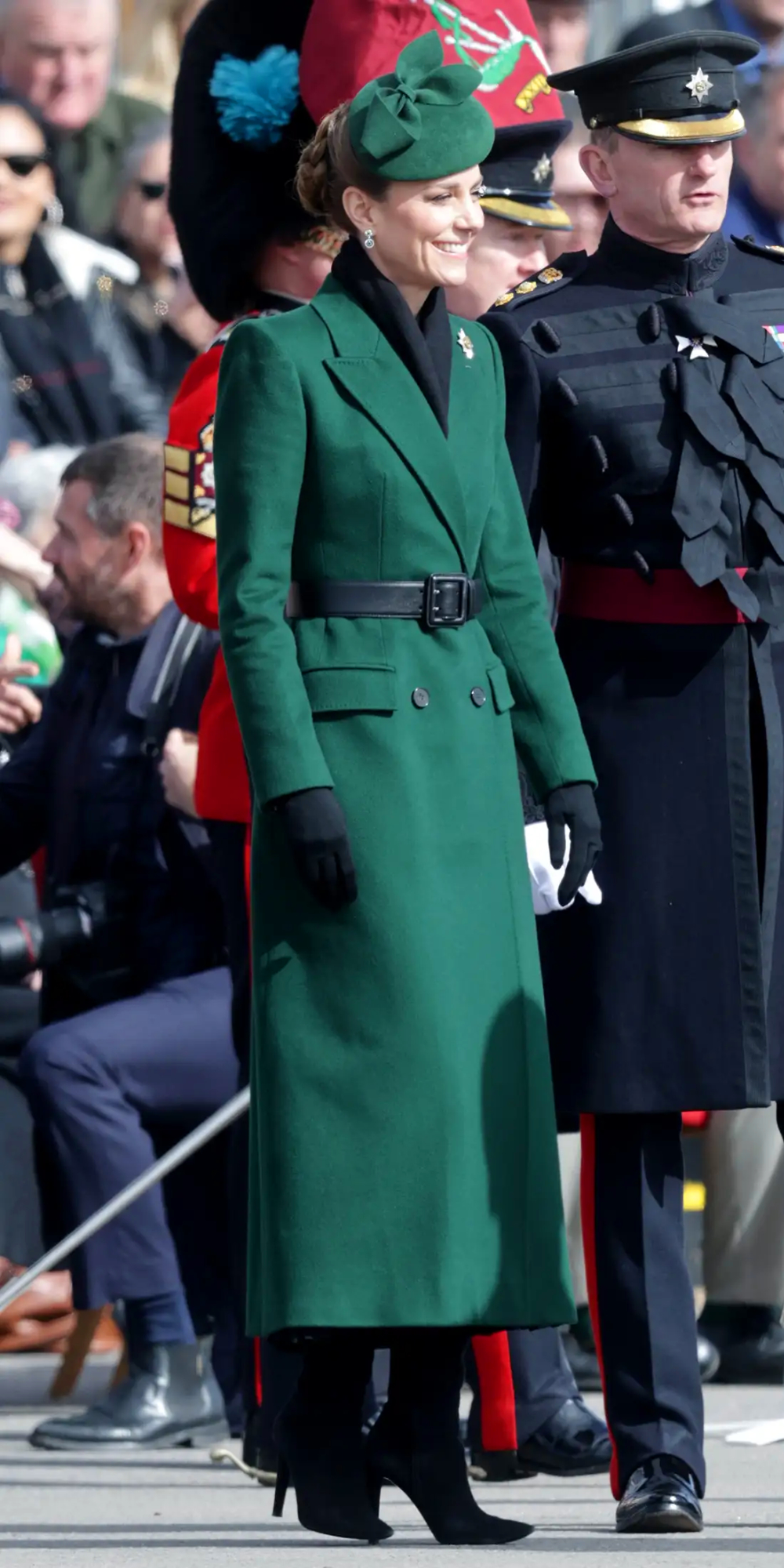 Princess Kate's St. Patrick's Day 2026 Look: A Reworn McQueen Coat And a New Black Belt Princess Kate's St. Patrick's Day 2026 Look