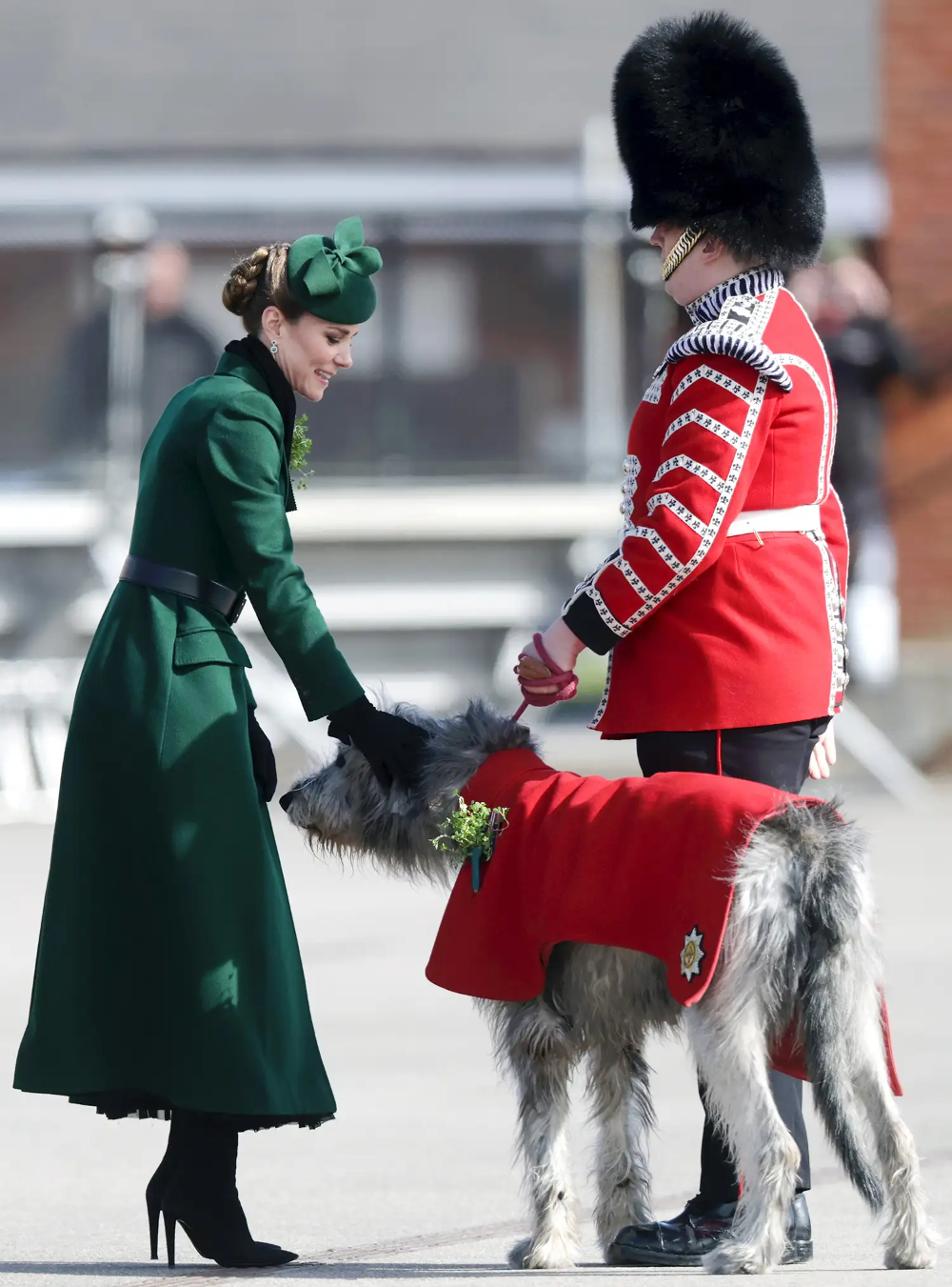 Princess Kate's St. Patrick's Day 2026 Look: A Reworn McQueen Coat And a New Black Belt Kate Middleton visits the Irish Guards.