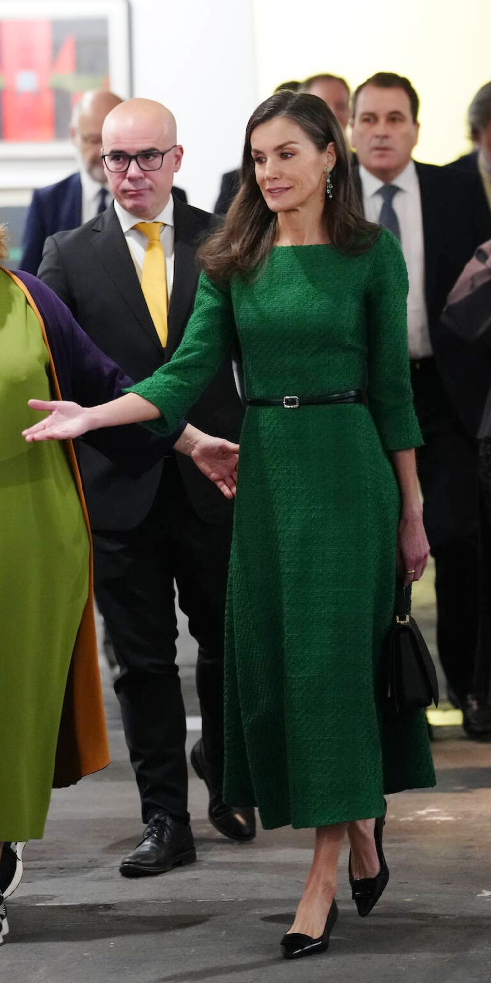 How Queen Letizia Navigated Two Very Different Events in the Same Look Queen Letizia's Style at ARCO 2026.