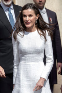 Why Queen Letizia Wore White to the Vatican, and What That Rare Privilege Means Queen Letizia at the Vatican The White Privilege