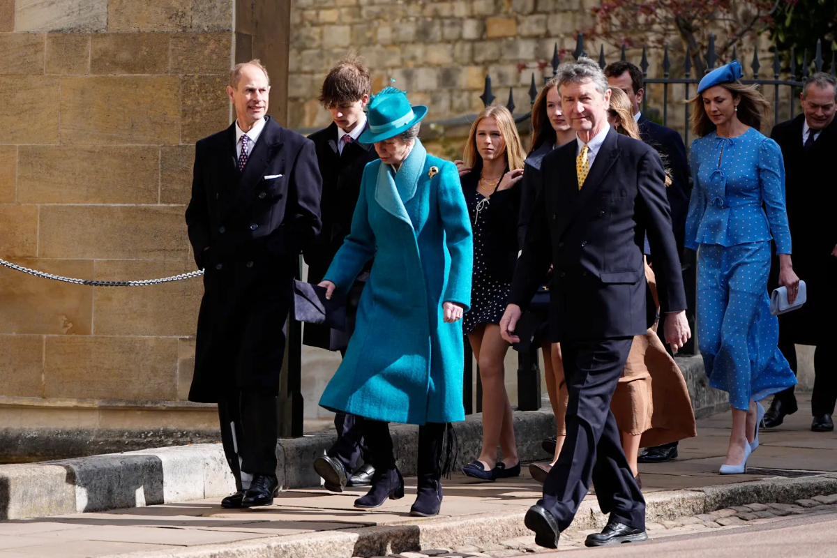 King Charles III and Queen Camilla Presided Over Easter Sunday Services at Windsor Edward of Edinburgh, Princess Anne, and Vice Admiral Sir Tim Laurence