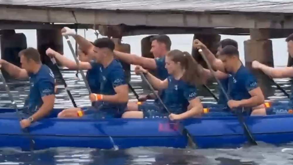 Princess Leonor Spotted at Interuniversity Canoeing Competition Princess Leonor spotted at interuniversity canoeing competition