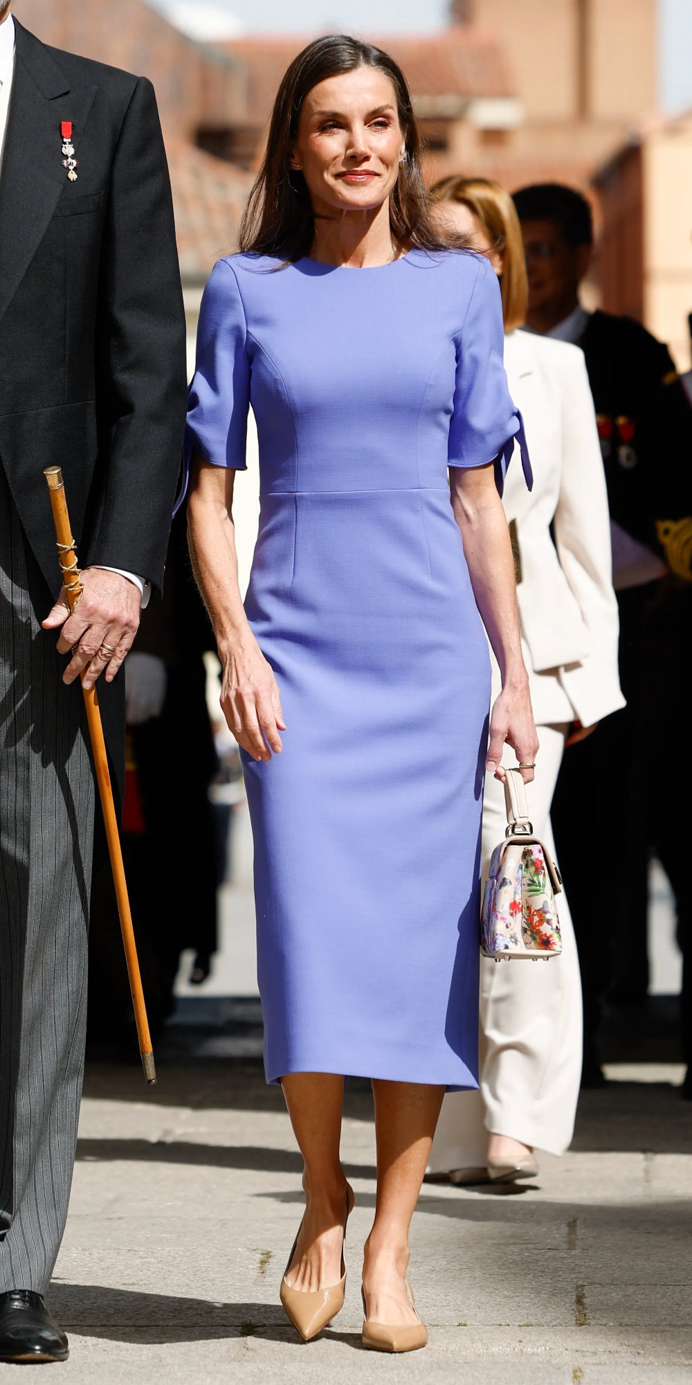 Queen Letizia Turned Heads at The Cervantes Prize in a Blue Carolina Herrera Dress Queen Letizia's Style at the 2025 Cervantes Award