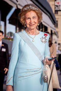 Queen Sofia Turns Heads in Stockholm Wearing the Iconic Mellerio Tiara and a Show-Stopping Gown Queen Sofía Wears Mellerio Tiara at Stockholm Gala