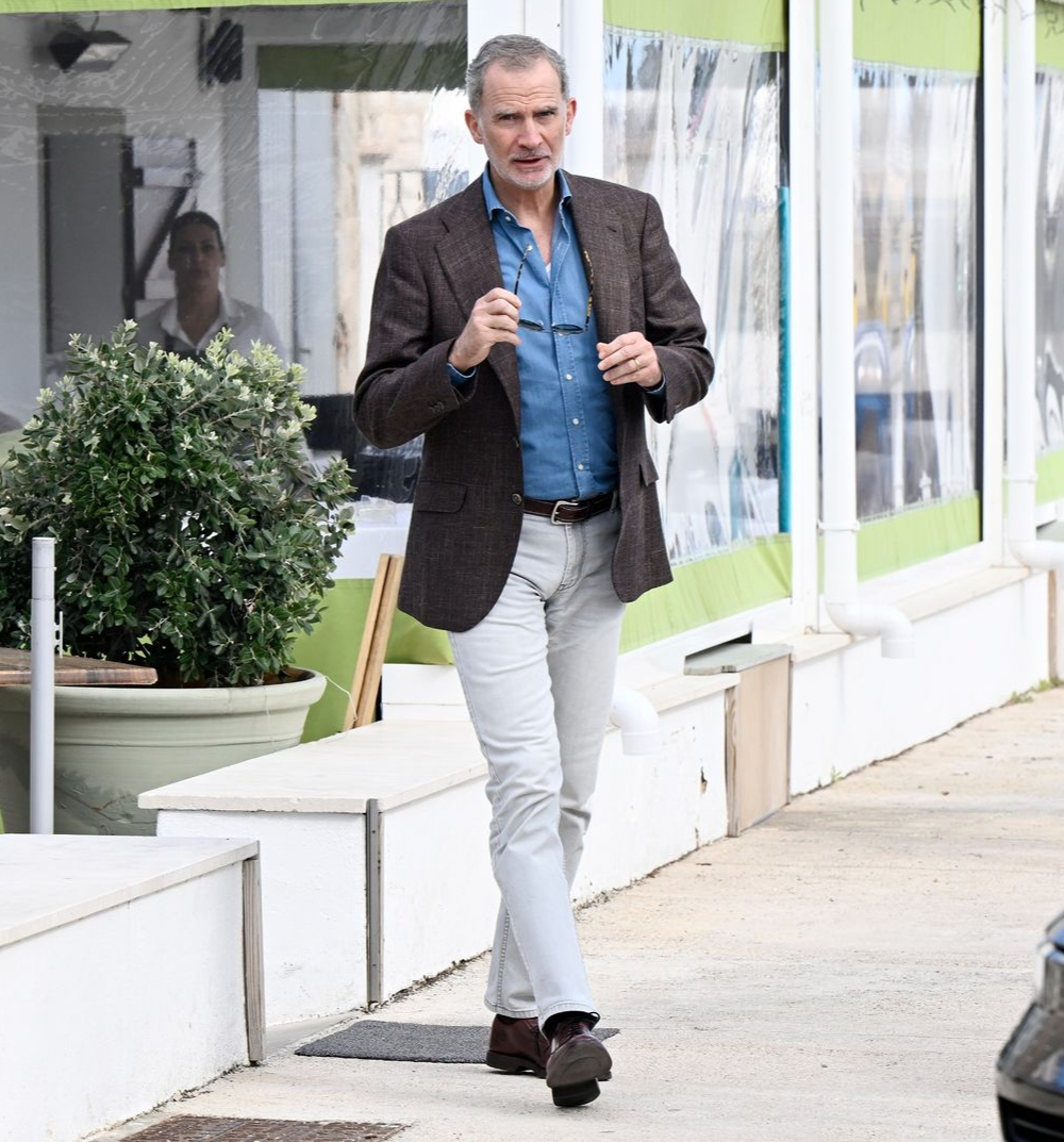 King Felipe in Mallorca Without Queen Letizia King Felipe VI made a surprise solo visit to Palma de Mallorca