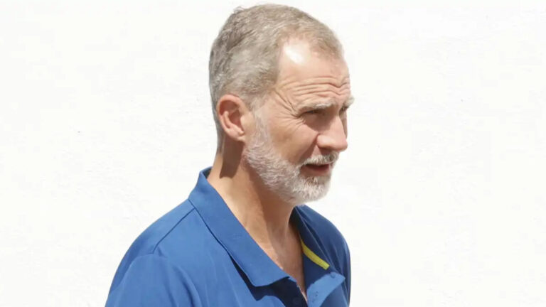 King Felipe in Mallorca Without Queen Letizia King Felipe in Palma Mallorca