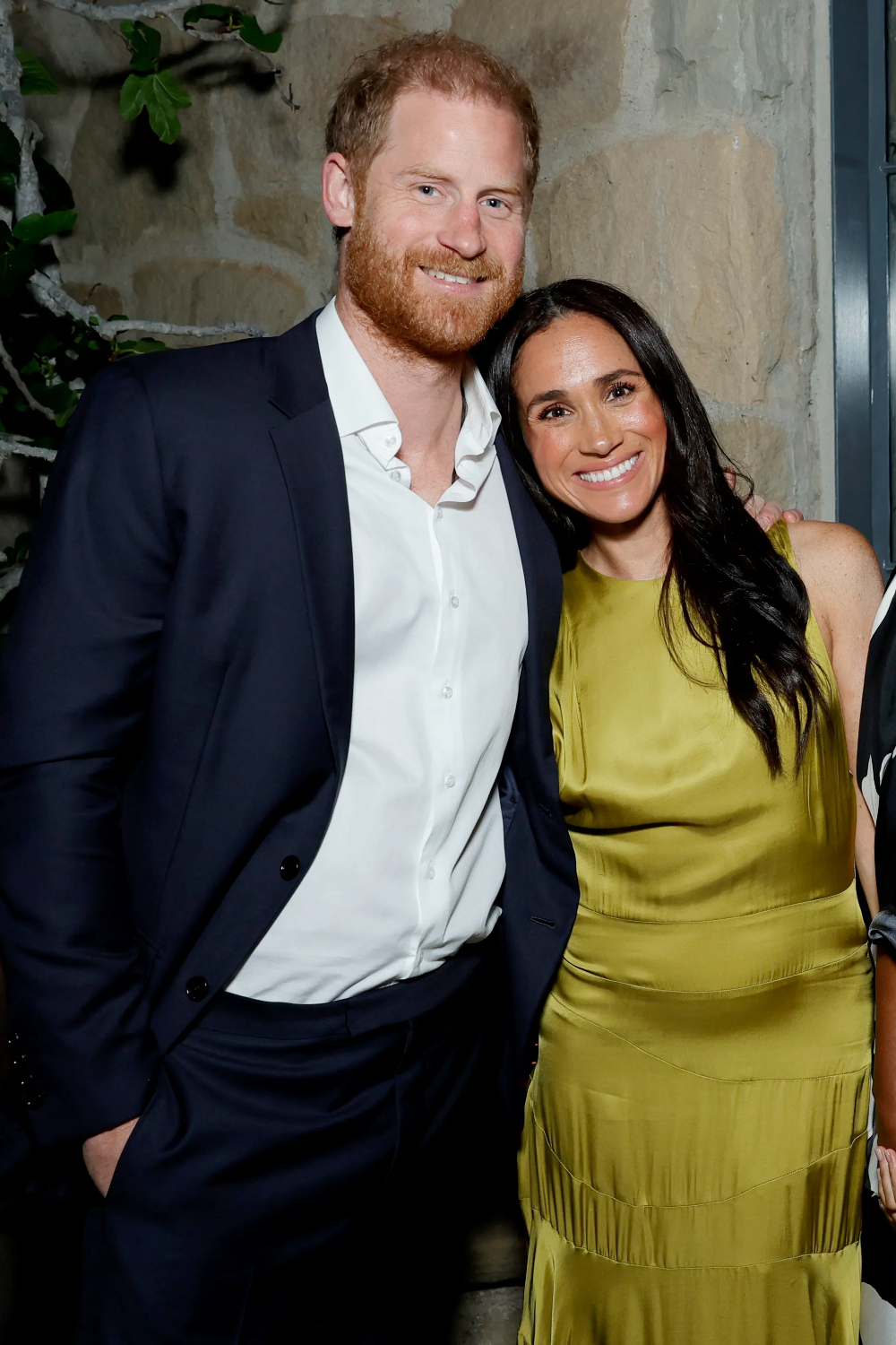 Meghan Markle Wore a Chartreuse Heidi Merrick Dress to a Netflix Event Prince Harry and Meghan Markle