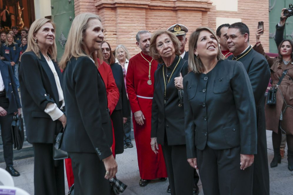 Queen Sofia and Her Daughters Elena and Cristina Spent Holy Week in Murcia Queen Sofía and Infantas Elena and Cristina