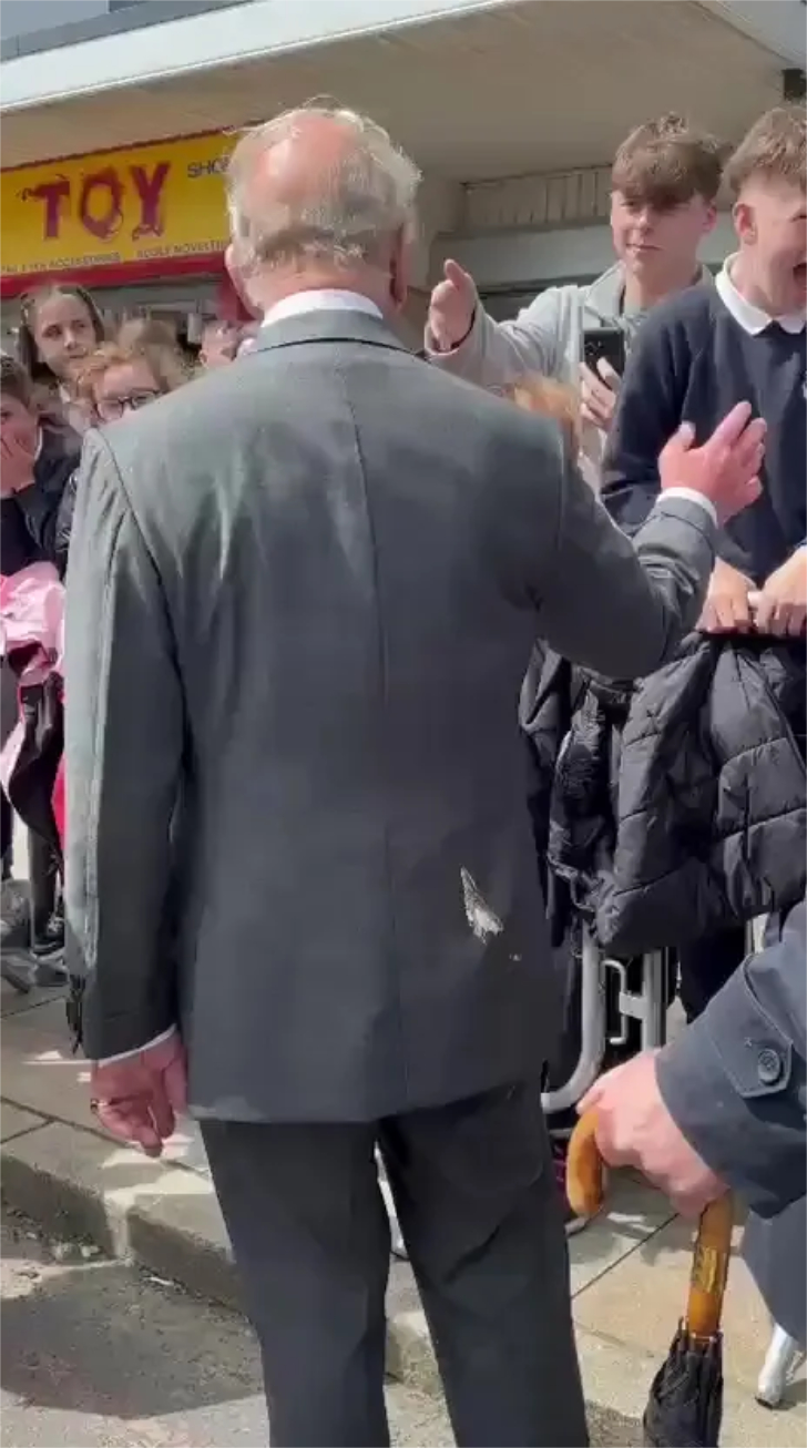 The Incident Involving King Charles and the Seagull in Newcastle A seagull left its mark on King Charles III's jacket
