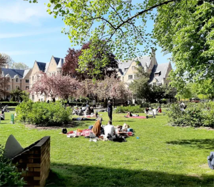 Infanta Sofia in Paris: What Her Second Year Will Look Like In the spring, students organize picnics or study in the gardens.