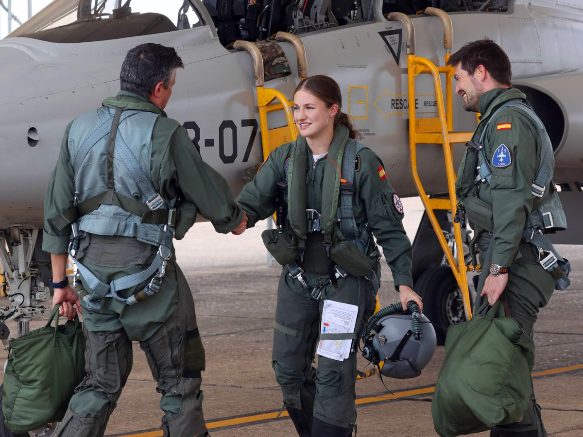 Future Queen Takes Flight: Princess Leonor Pilots F-5 Jet as She Wraps Up Military Training Princess Leonor Flies an F-5 Jet in Air Force Training
