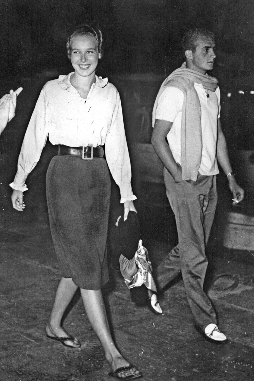 The Woman Who Turned Down Juan Carlos I Because She Didn't Want to be Queen Princess Maria Gabriela di Savoia and King Juan Carlos in 1960