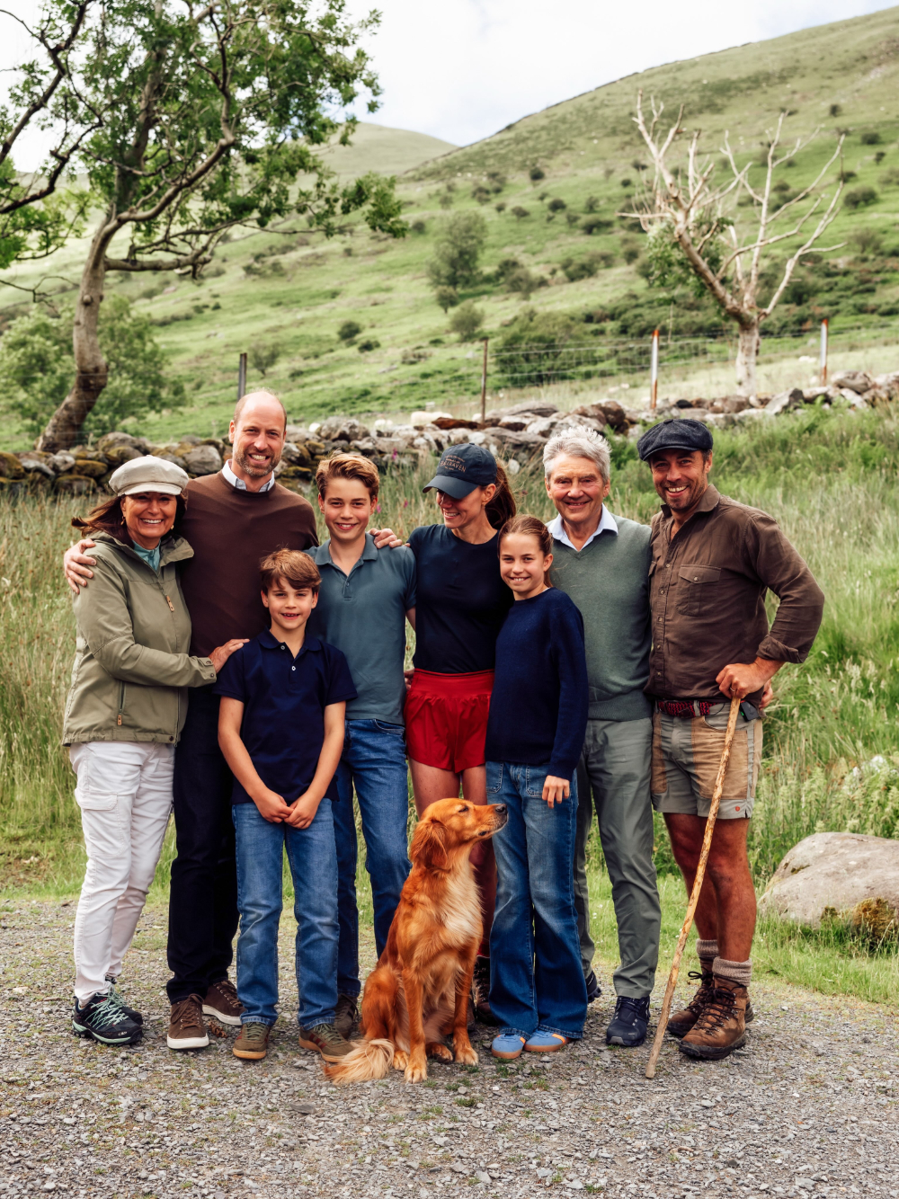 Why Did Kate Middleton Take On The Three Peaks Challenge? The Prince and Princess of Wales with the Middletons.
