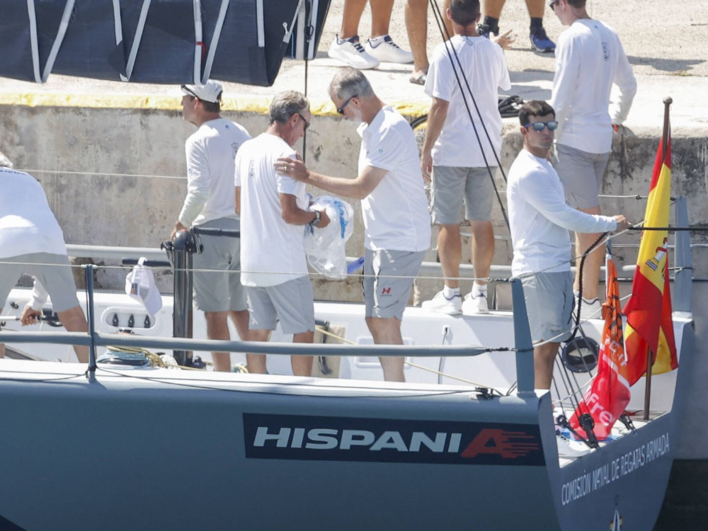 King Felipe Debuts New Sailboat at Copa del Rey King Felipe began training aboard Hispania