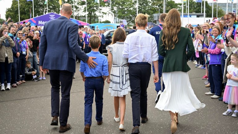 The Wales Family at the Commonwealth Games in Glasgow