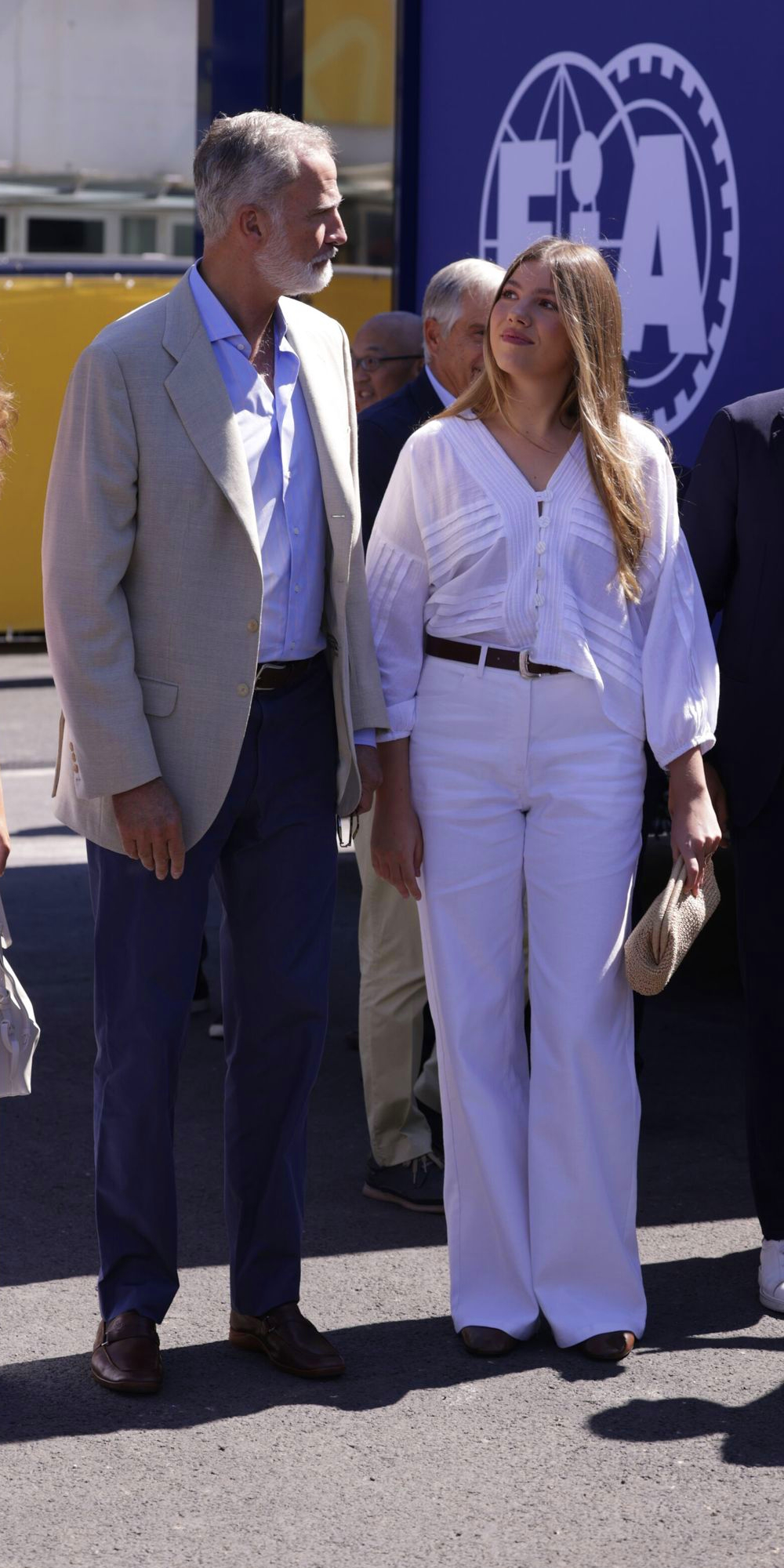 Leonor and Sofia Reveal Their Personal Styles During a Relaxed Madrid F1 Outing Infanta Sofia's Style at the F1 Race