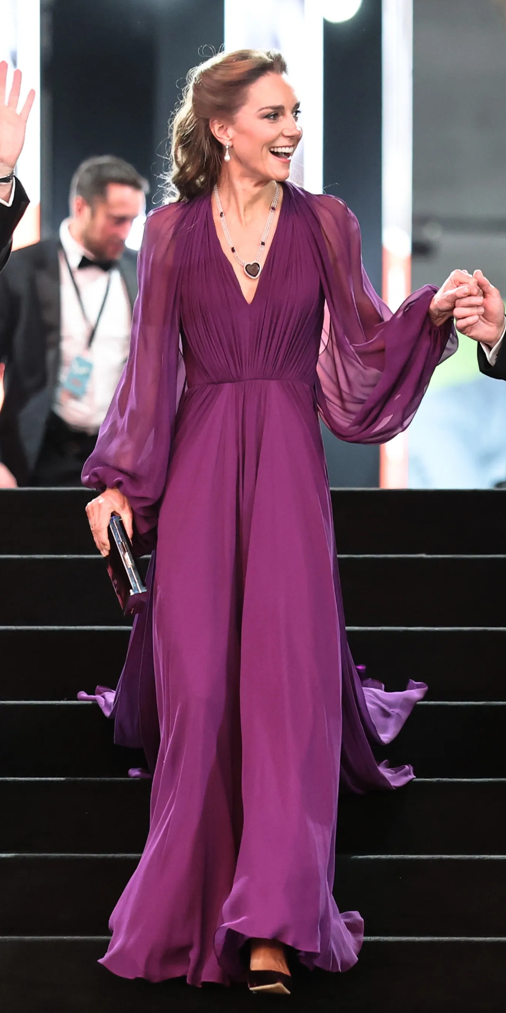 The Story Behind Kate Middleton’s Spectacular Amethyst Necklace The Princess of Wales wore a Jenny Packham gown