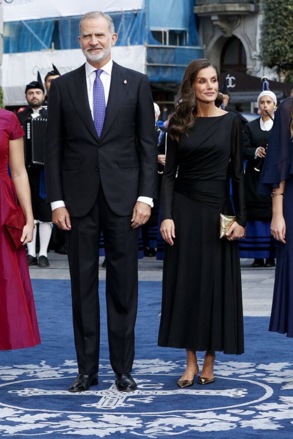 Queen Letizia's Black Dress Has a Sustainable Secret King Felipe with Queen Letizia at the 2026 Princess of Asturias Awards